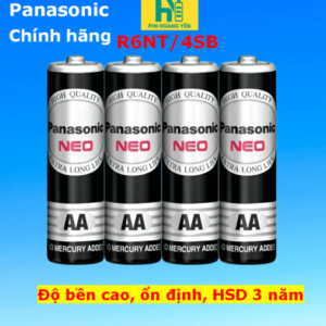 Hộp 40 viên pin tiểu đen AA Panasonic R6NT/4SB