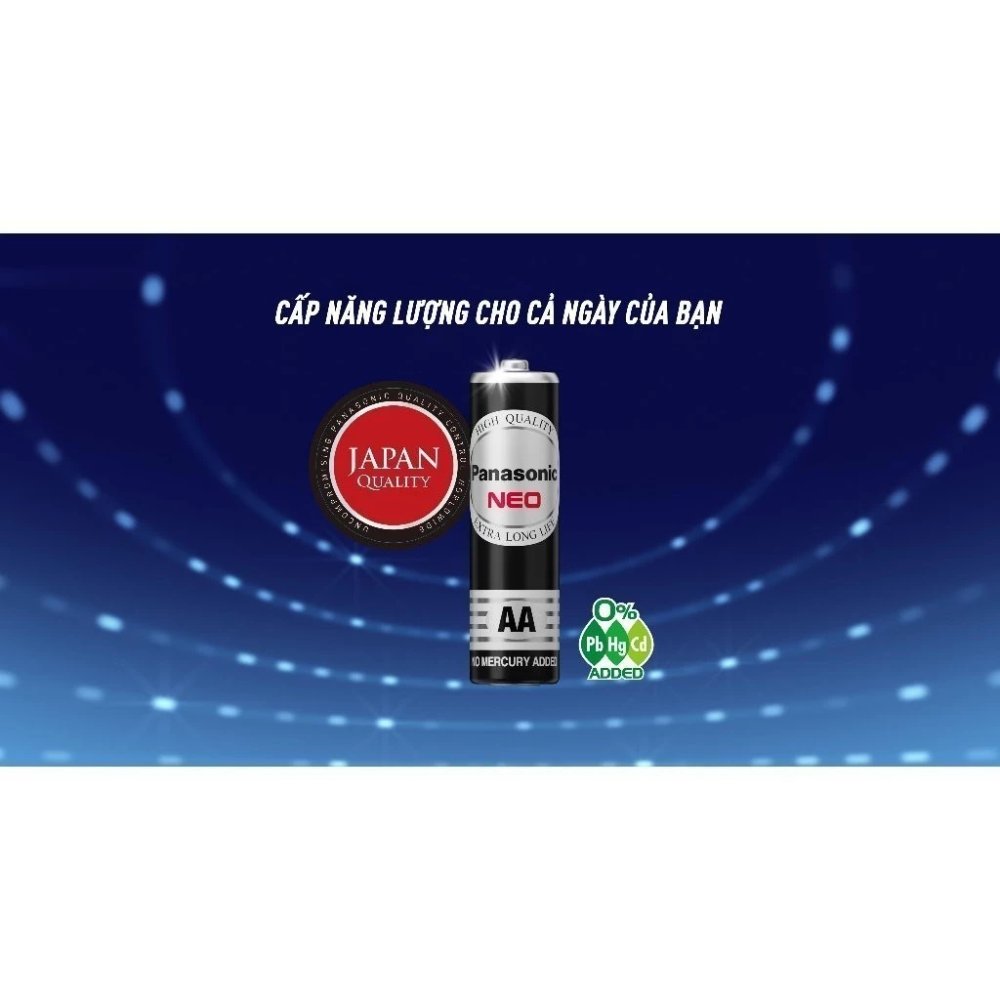 Hộp 40 viên Pin than Panasonic AA R6NT/4SB-V (Đen) – Hàng Chính Hãng