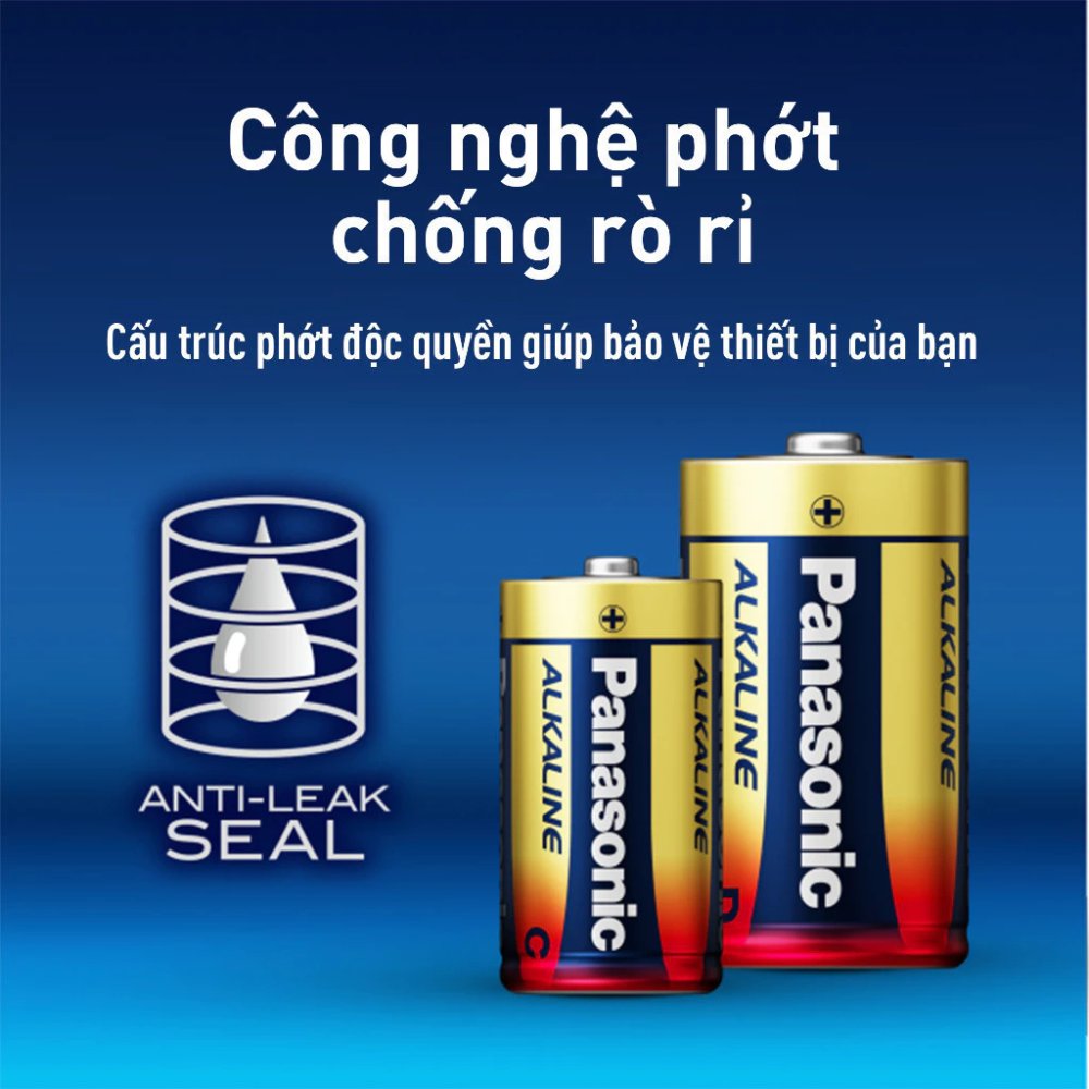 Hộp Pin Panasonic Alkaline Đại D (LR20) – Hàng Chính Hãng