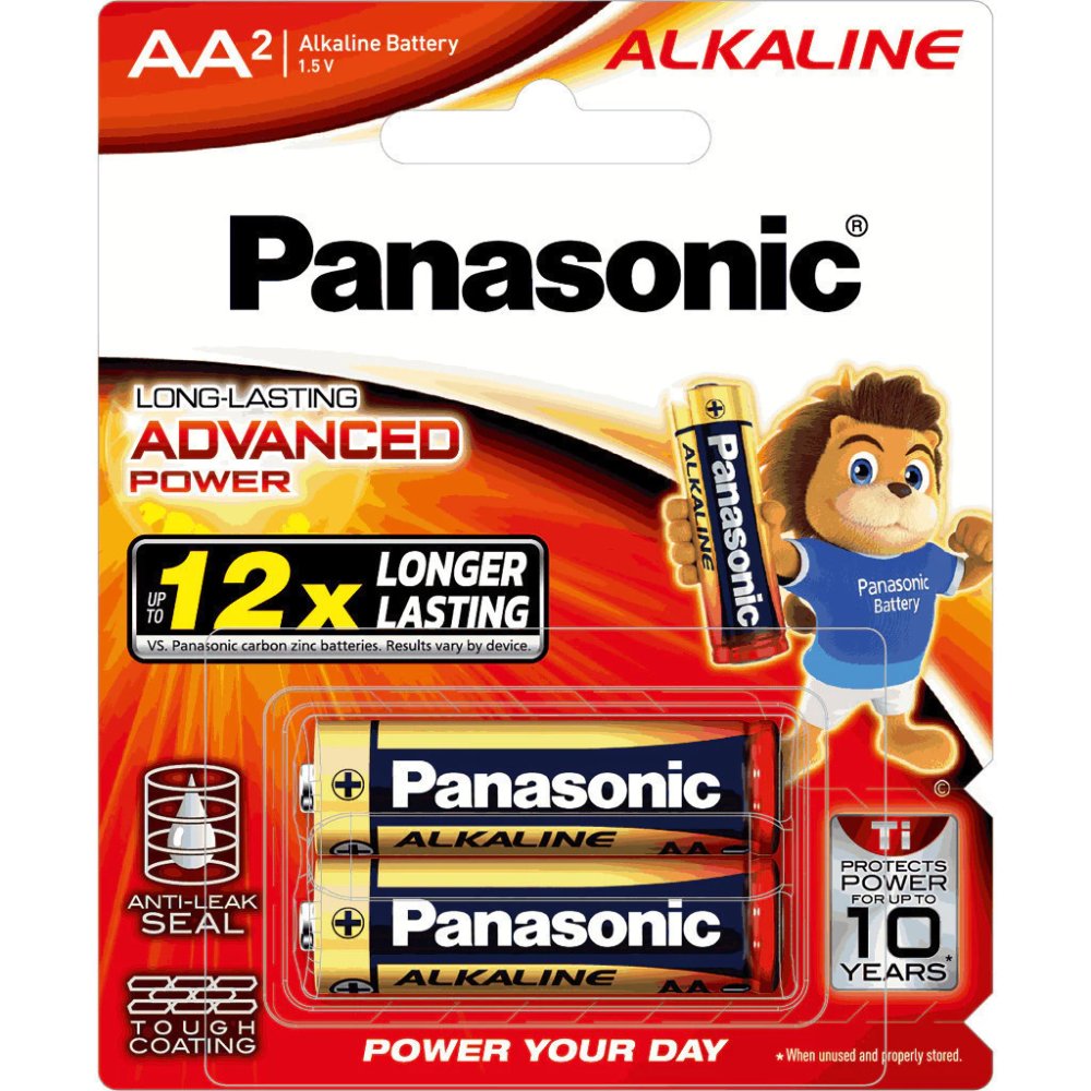 Pin cao cấp - Pin Panasonic Alkaline AA LR6T/2B-V – Hàng Chính Hãng