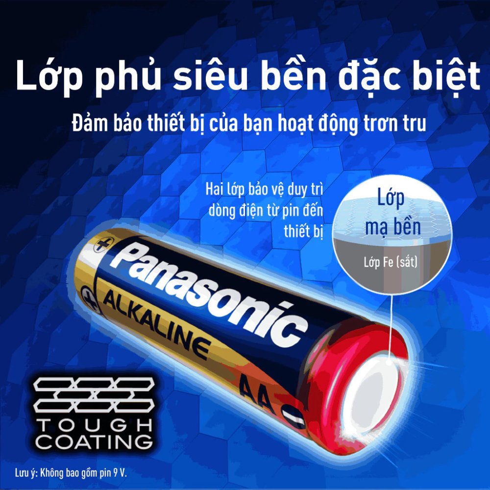 Pin cao cấp - Pin Panasonic Alkaline AA LR6T/2B-V – Hàng Chính Hãng
