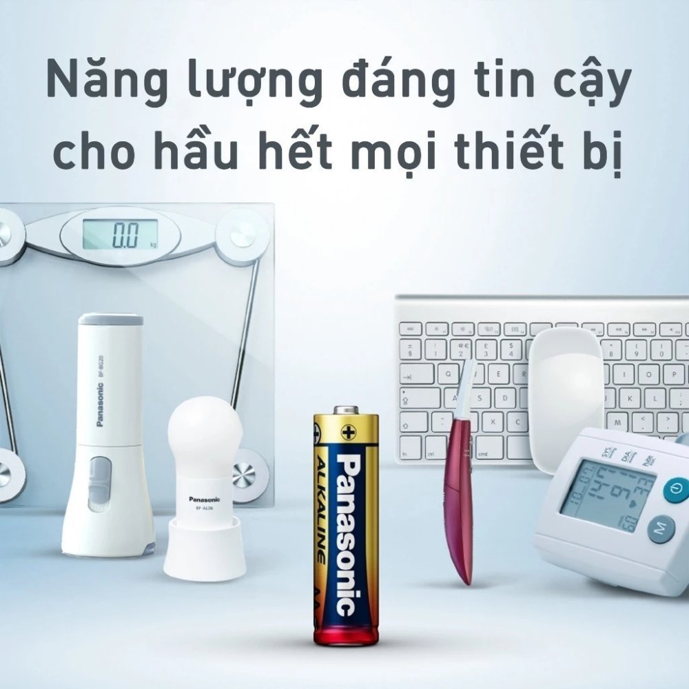 Pin cao cấp - Vỉ 2 viên Pin Panasonic Alkaline AAA LR03T/2B-V – Hàng Chính Hãng