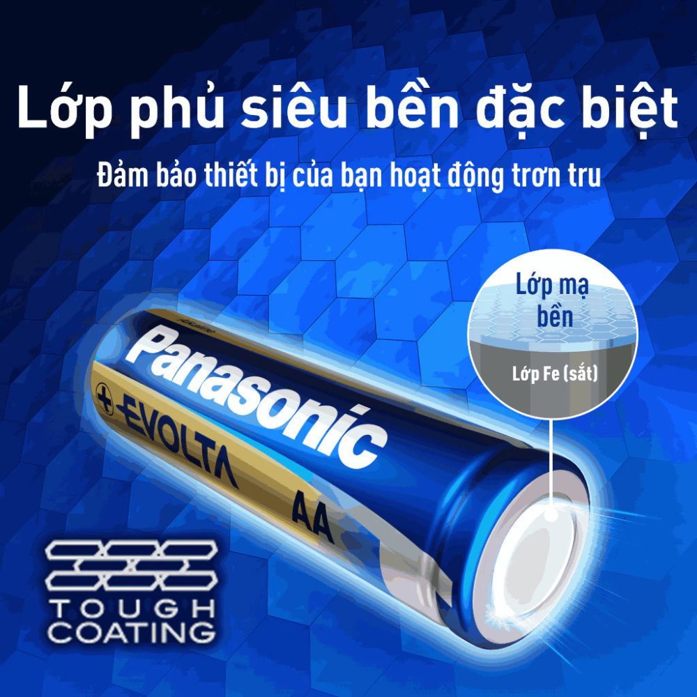 Pin Panasonic Evolta AA LR6EG/2B-V (Vỉ 2 viên) - Hàng Chính Hãng