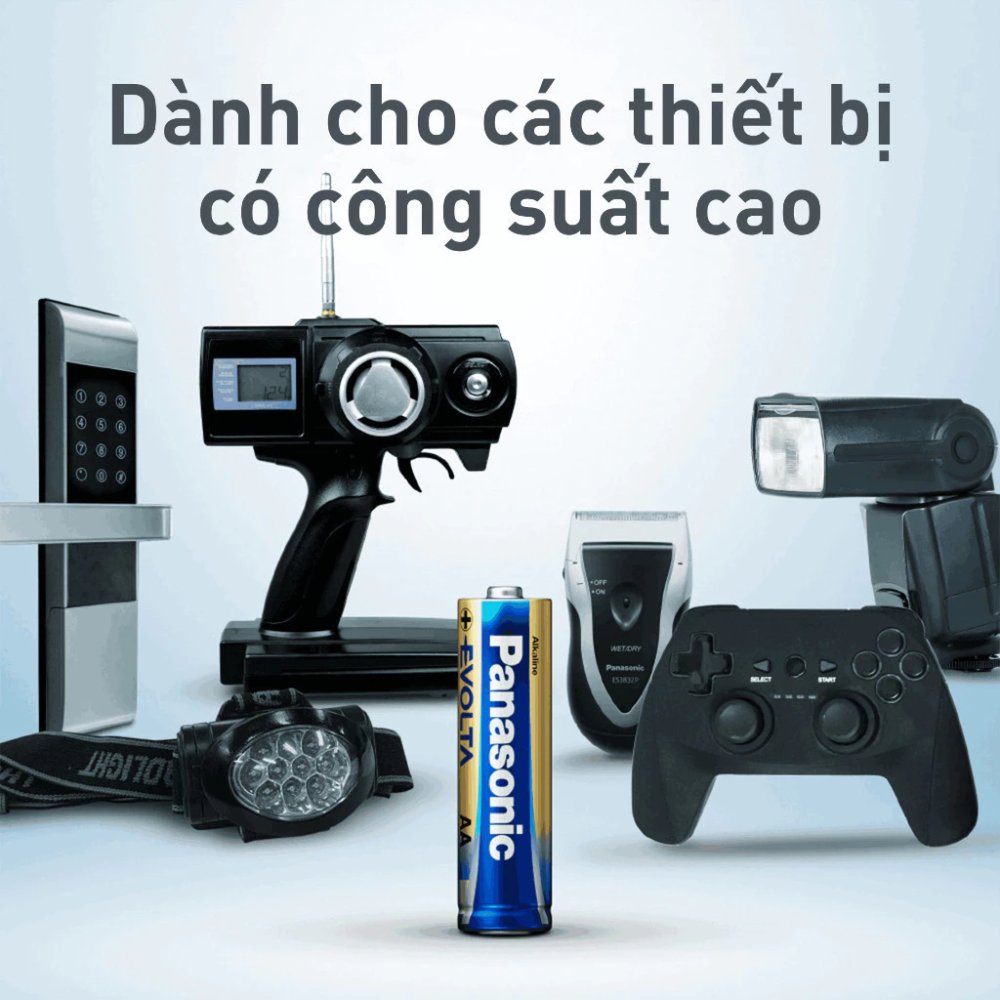 Pin Panasonic Evolta AAA LR03EG/2B-V (Vỉ 2 viên) - Hàng Chính Hãng