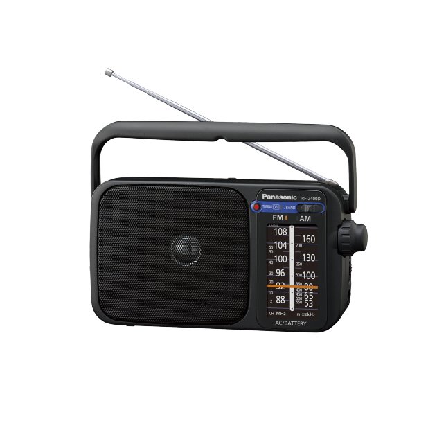 Radio Panasonic RF-2400D - Đài AM/FM Cầm Tay Chính Hãng - Chạy Điện AC/Pin